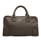 Loewe Handbag Amazona 28 Dark Brown Leather — view 3