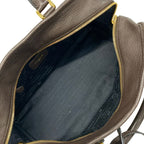 Loewe Handbag Amazona 28 Dark Brown Leather — view 7