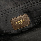 Loewe Handbag Amazona 28 Dark Brown Leather — view 8