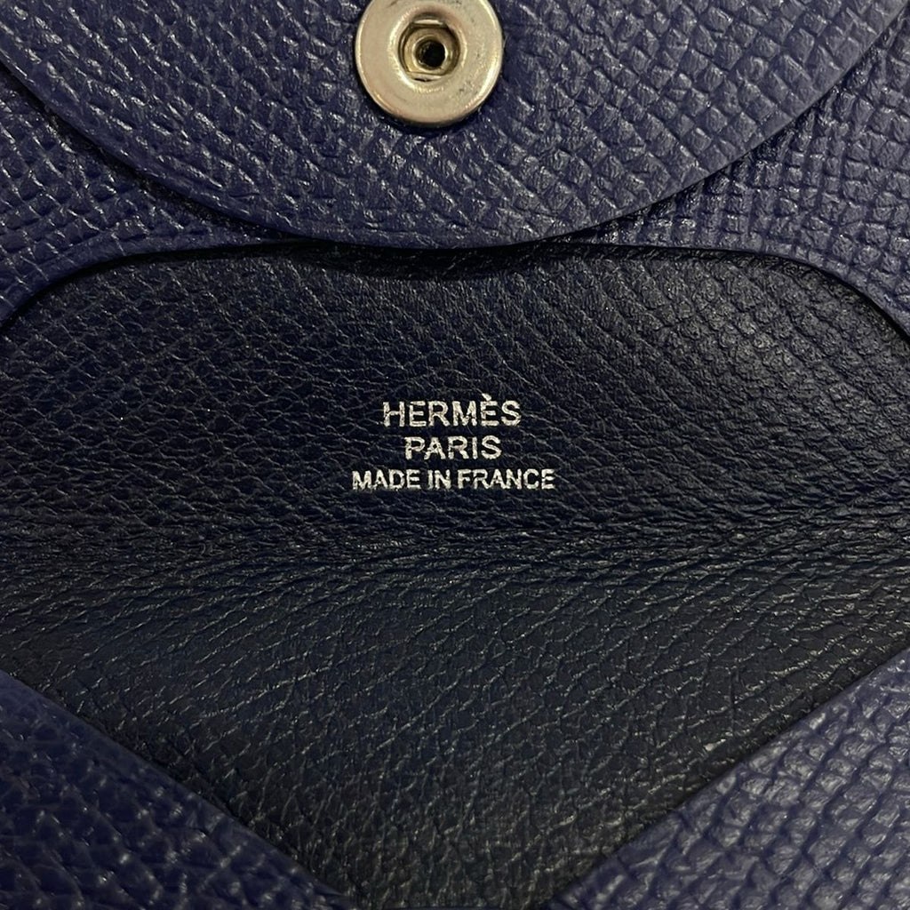 Hermes Coin Case Bastia Blue New — view 5