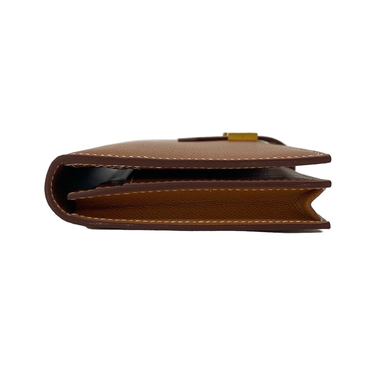 Hermes Wallet Bearn Souffle Gold — view 9