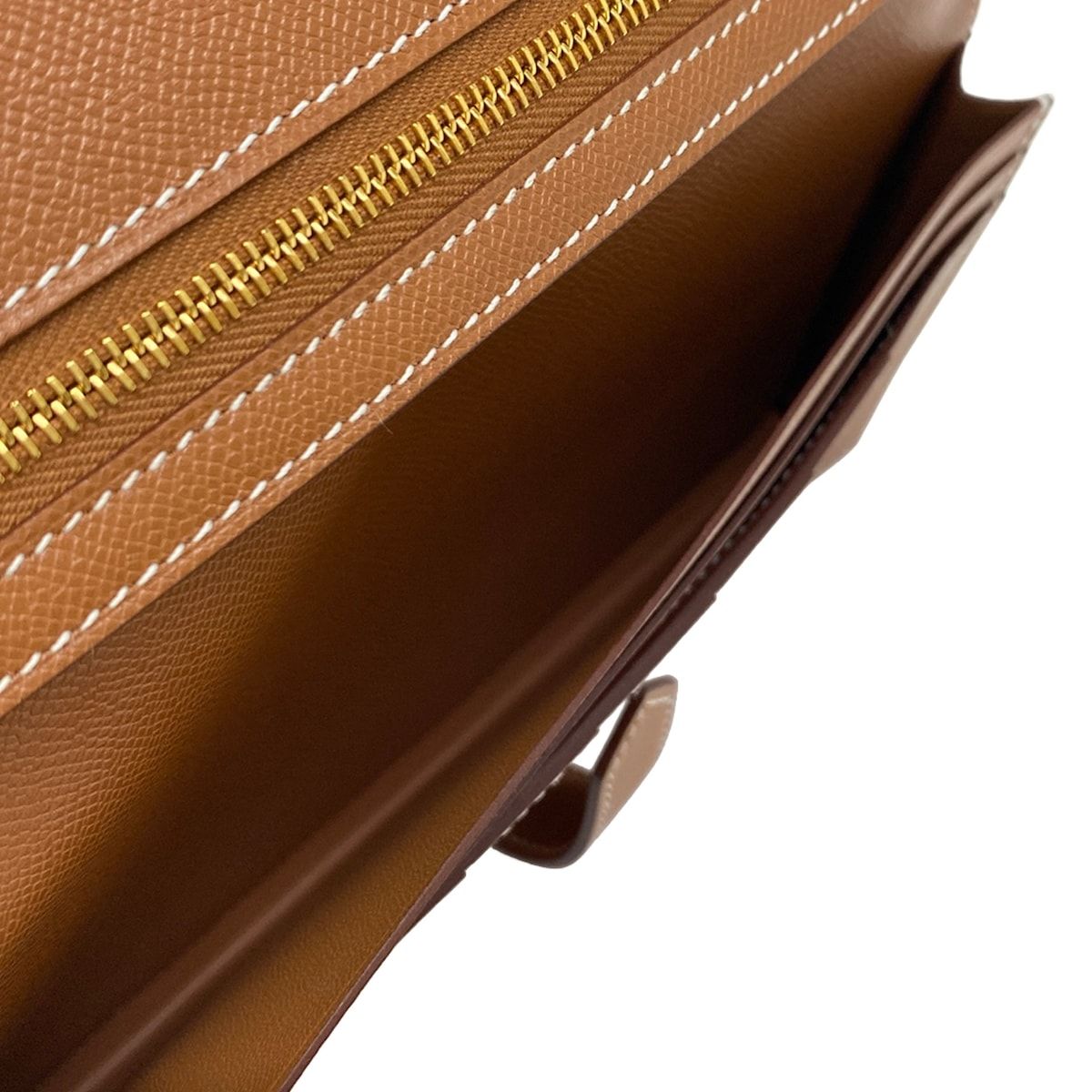 Hermes Wallet Bearn Souffle Gold — view 4