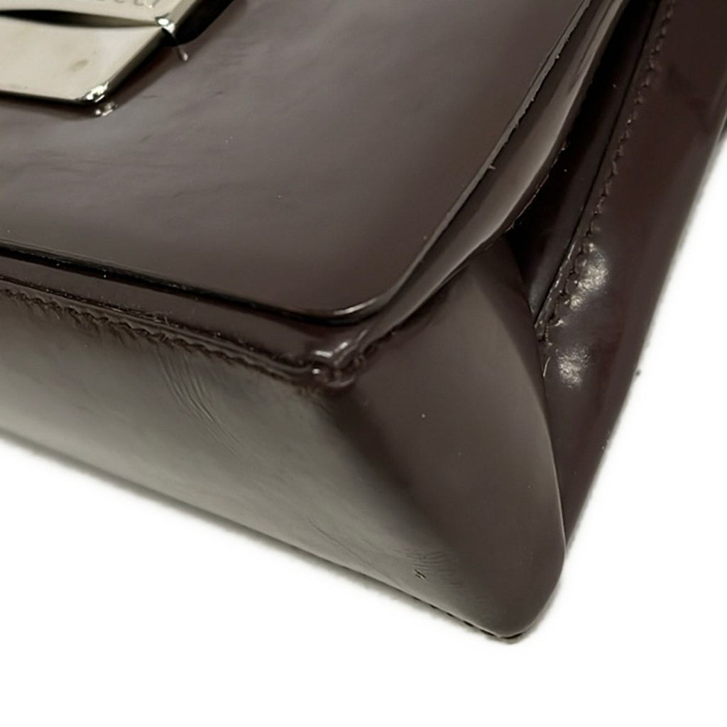 Gucci Shoulder Bag Dark Brown Leather — view 6