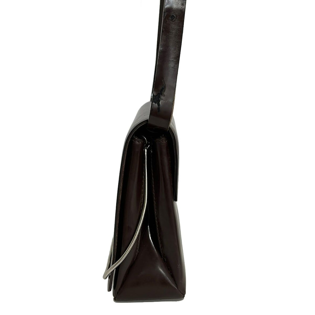 Gucci Shoulder Bag Dark Brown Leather — view 4