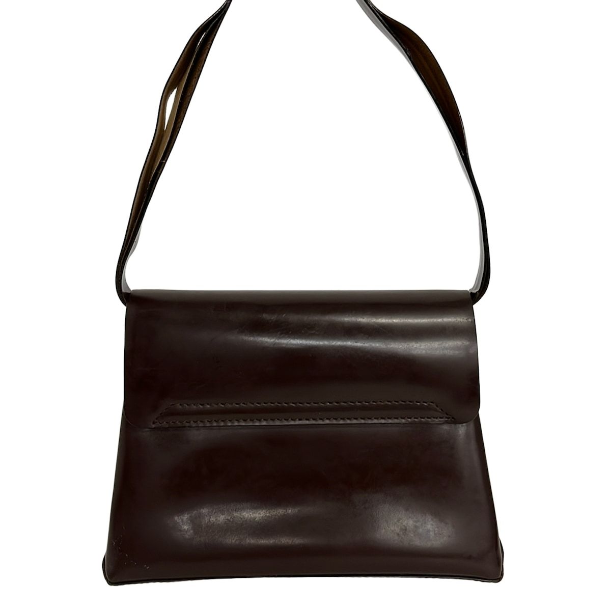 Gucci Shoulder Bag Dark Brown Leather — view 3