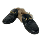 Gucci Mules Horsebit Black Beige Leather — view 2