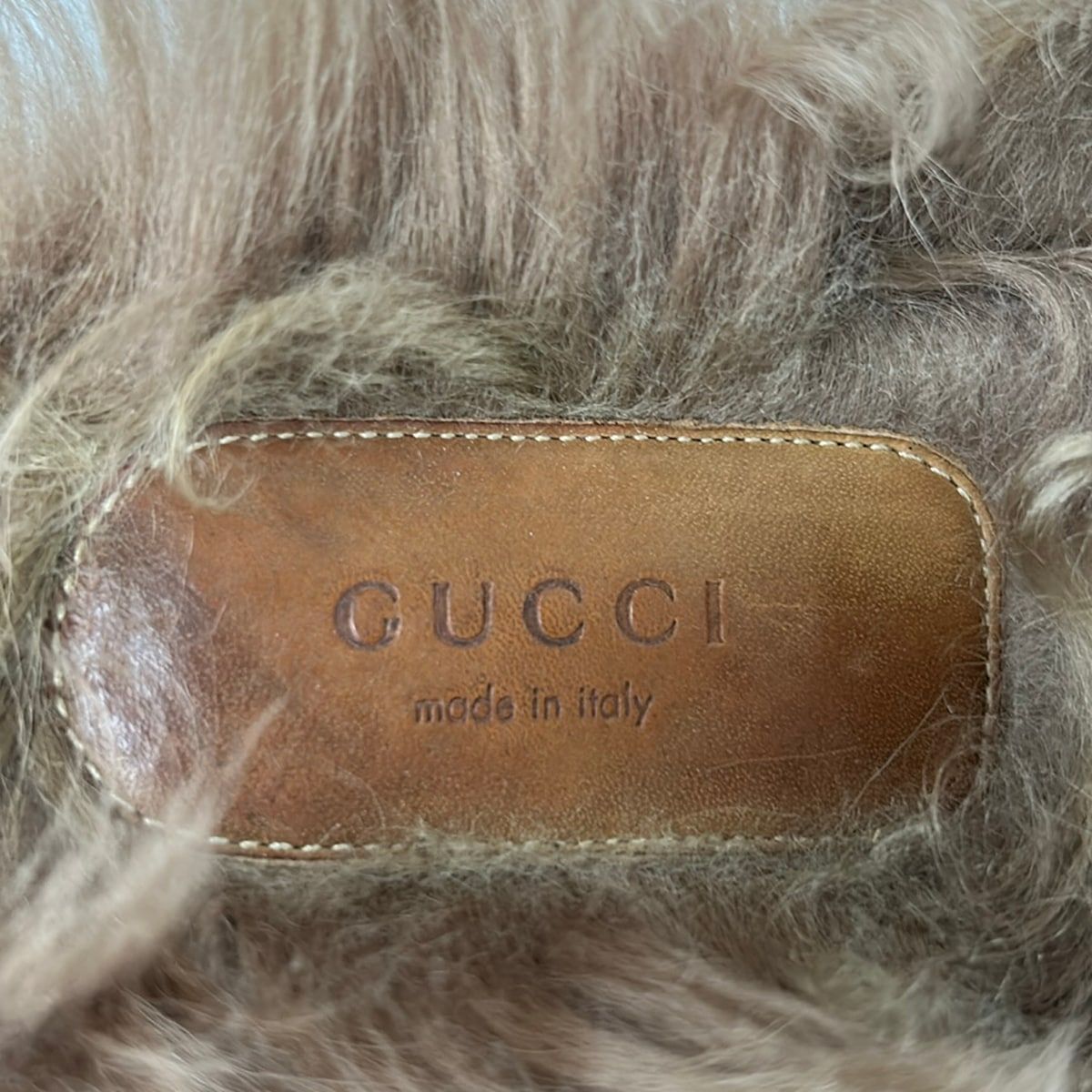 Gucci Mules Horsebit Black Beige Leather — view 5