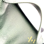 Louis Vuitton Porto 2 Cult Vertical Taiga Leather Dark Green Card Case — view 8