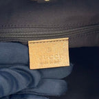 Gucci Eclipse GG Canvas Leather Brown Tote Gold — view 4