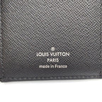 Louis Vuitton Portefeuille Twist Compact Epi Leather Black Wallet Silver — view 4