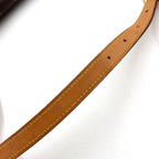 Louis Vuitton Musette Salsa Short Strap Monogram Leather Brown Light Shoulder — view 8