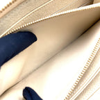 Louis Vuitton Zippy Wallet Damier Azur Leather White Round Gold — view 5