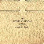 Louis Vuitton Zippy Wallet Damier Azur Leather White Round Gold — view 4