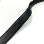 Celine Triomphe Leather Black Belt Gold — view 9