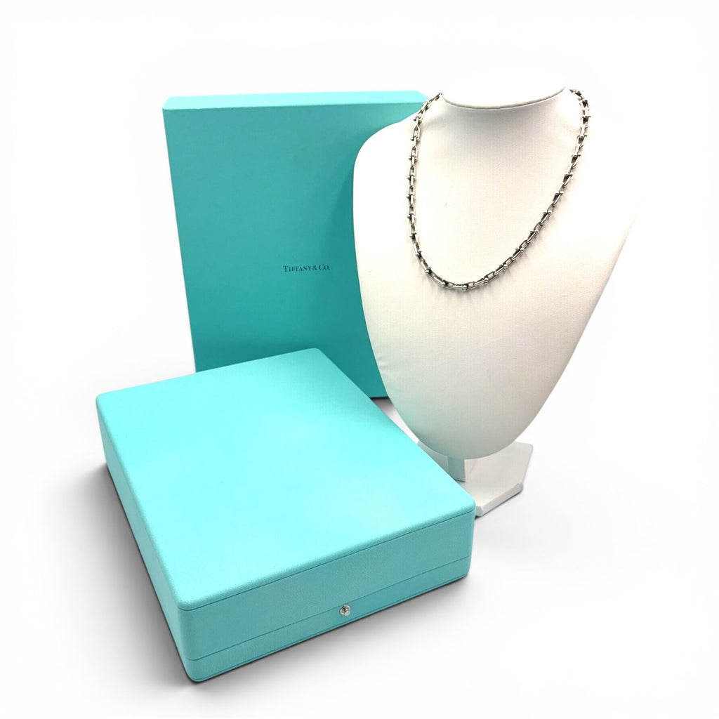 Tiffany & Co Small Link Silver Necklace — view 9