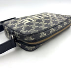 Celine Horizontal Leather Black White Shoulder Bag Silver — view 8