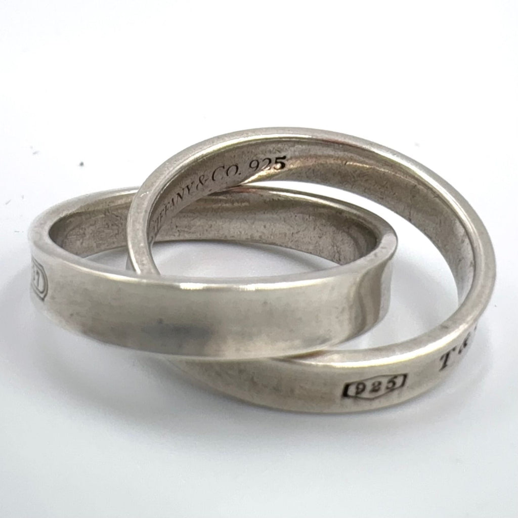 Tiffany & Co Interlocking Silver Ring — view 8