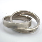 Tiffany & Co Interlocking Silver Ring — view 8