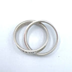 Tiffany & Co Interlocking Silver Ring — view 3