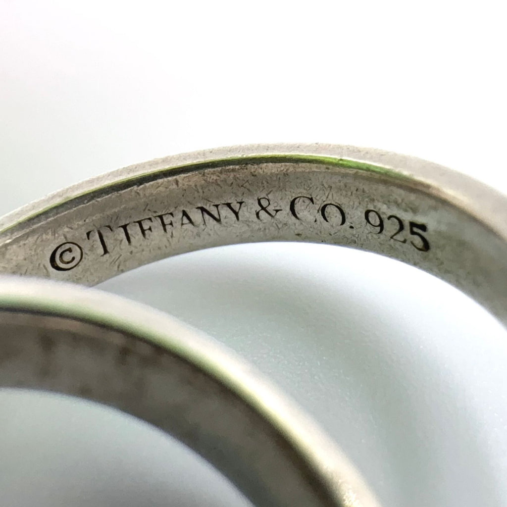 Tiffany & Co Interlocking Silver Ring — view 4