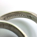 Tiffany & Co Interlocking Silver Ring — view 4