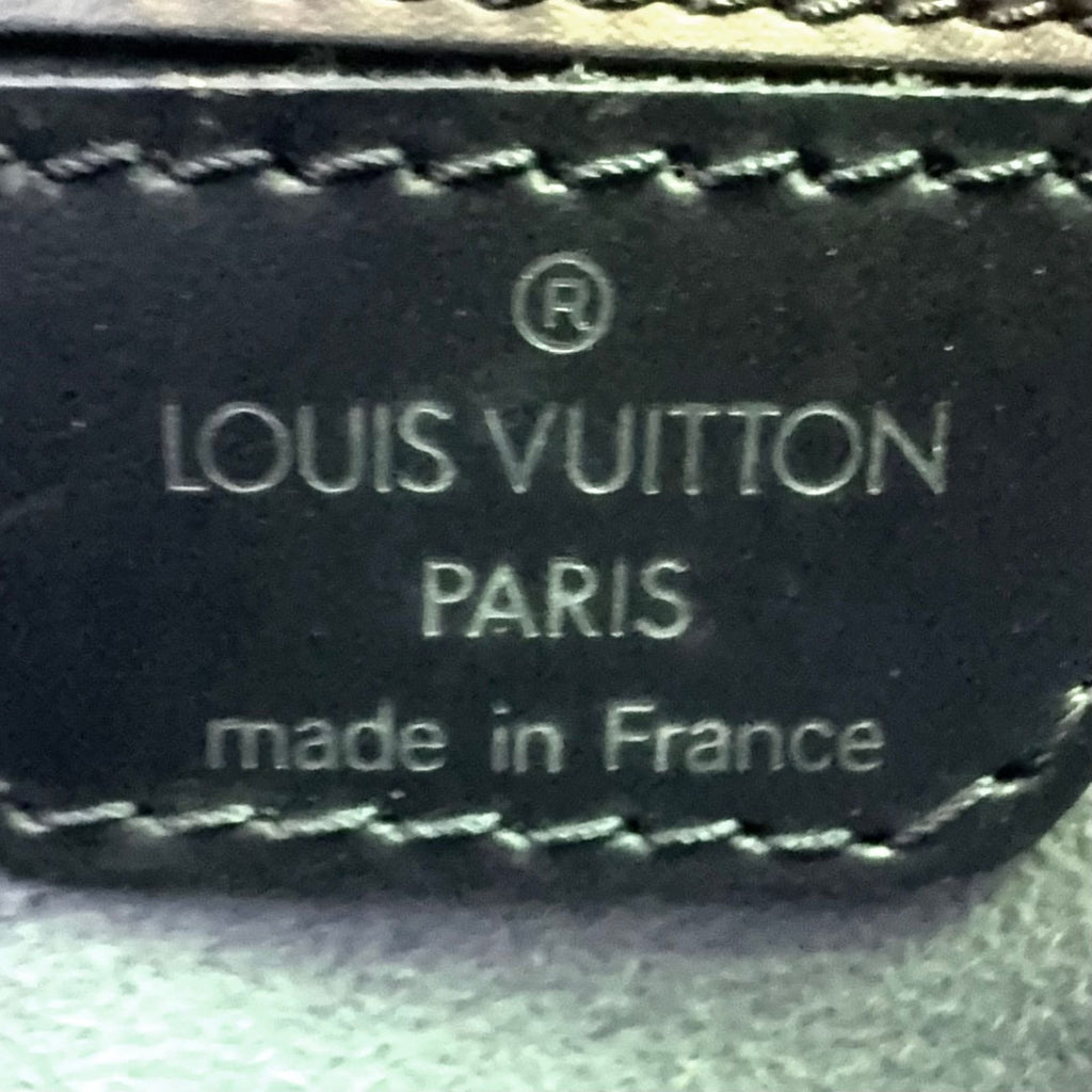 Louis Vuitton Soufflo Epi Noir Leather Black Handbag Gold — view 4