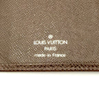 Louis Vuitton Porte Valle Carte Cles Taiga Leather Dark Brown Wallet — view 4