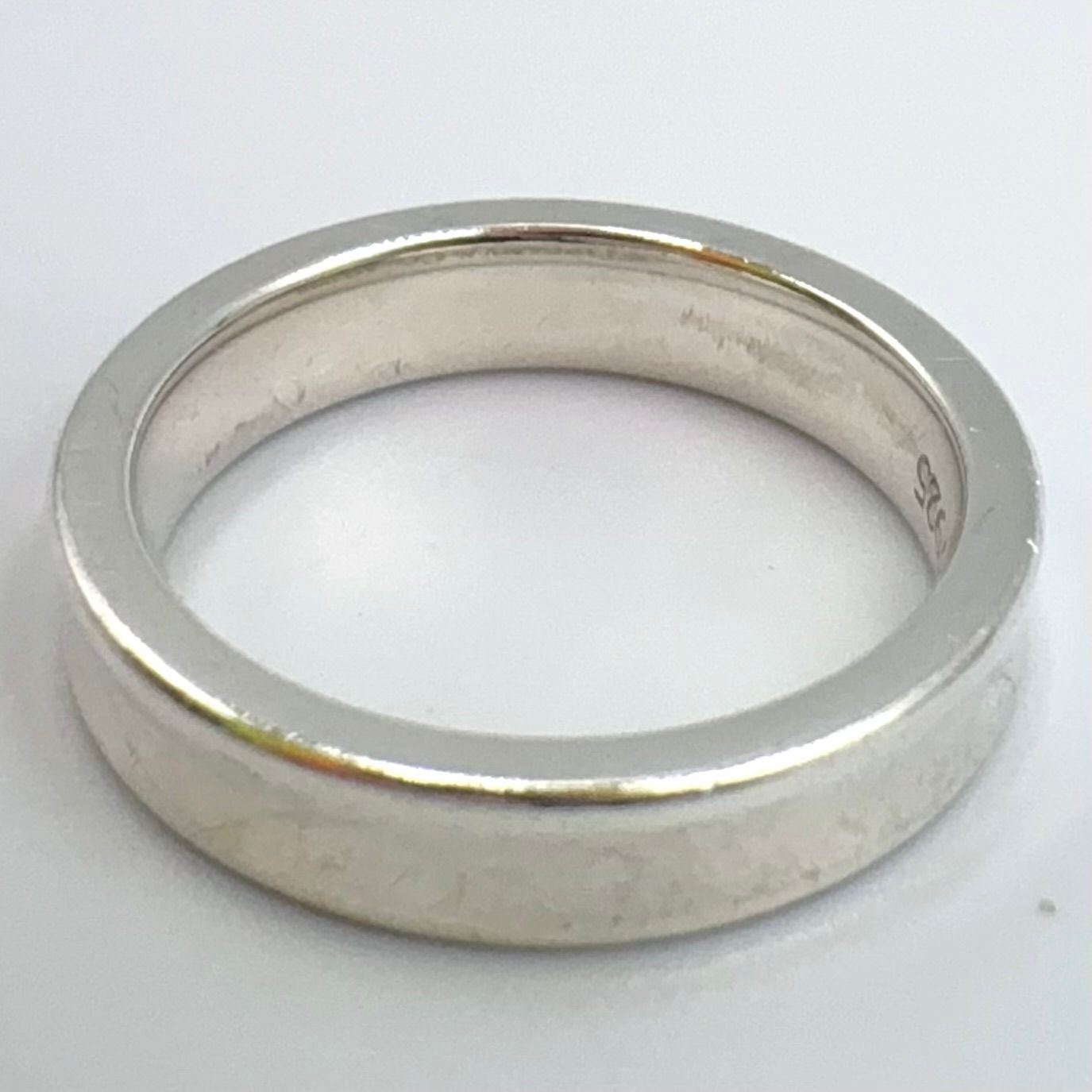 Tiffany & Co Narrow Silver Ring — view 8
