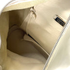 Loewe Anton Sling Calf Off White Shoulder Bag Silver — view 3