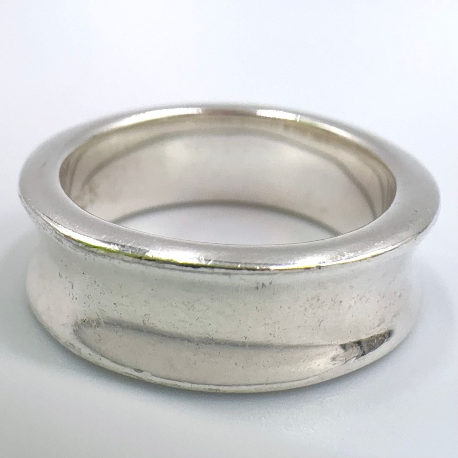 Tiffany & Co Narrow Silver Ring — view 8