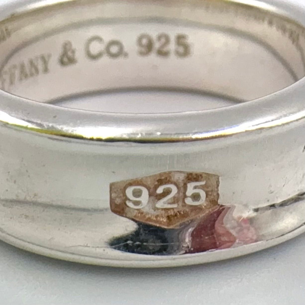 Tiffany & Co Narrow Silver Ring — view 7