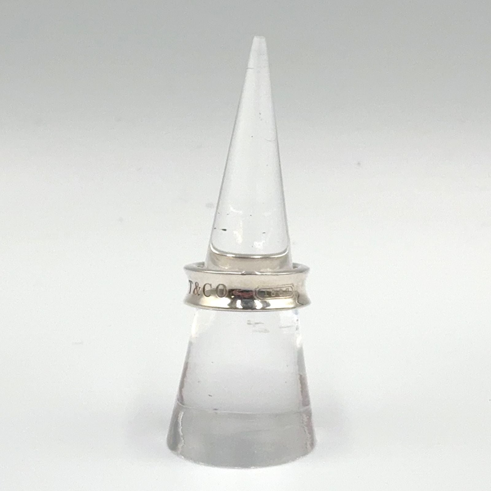 Tiffany & Co Narrow Silver Ring — view 5