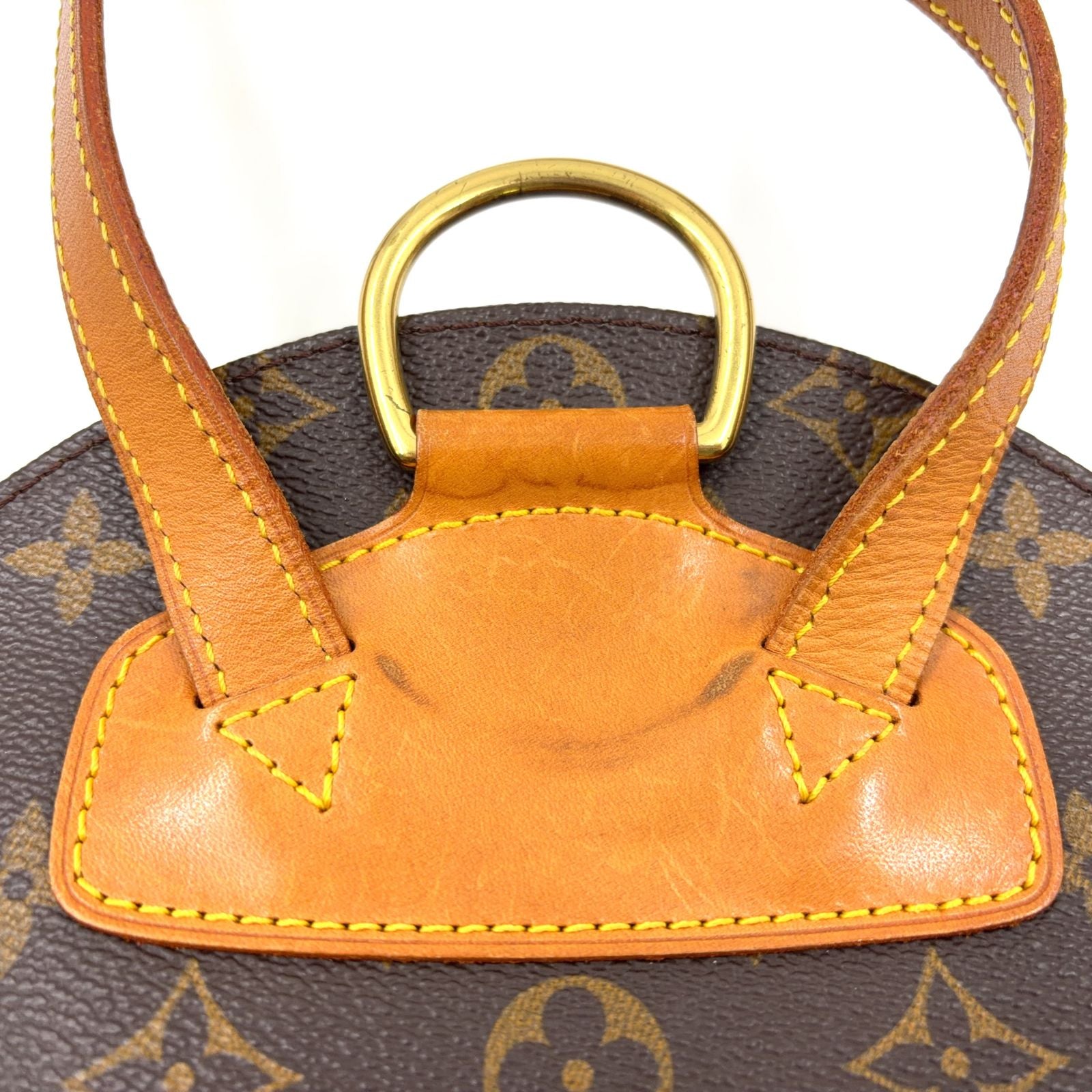 Louis Vuitton Ellipse Sac a Dos Monogram Leather Brown Light Backpack Gold — view 6