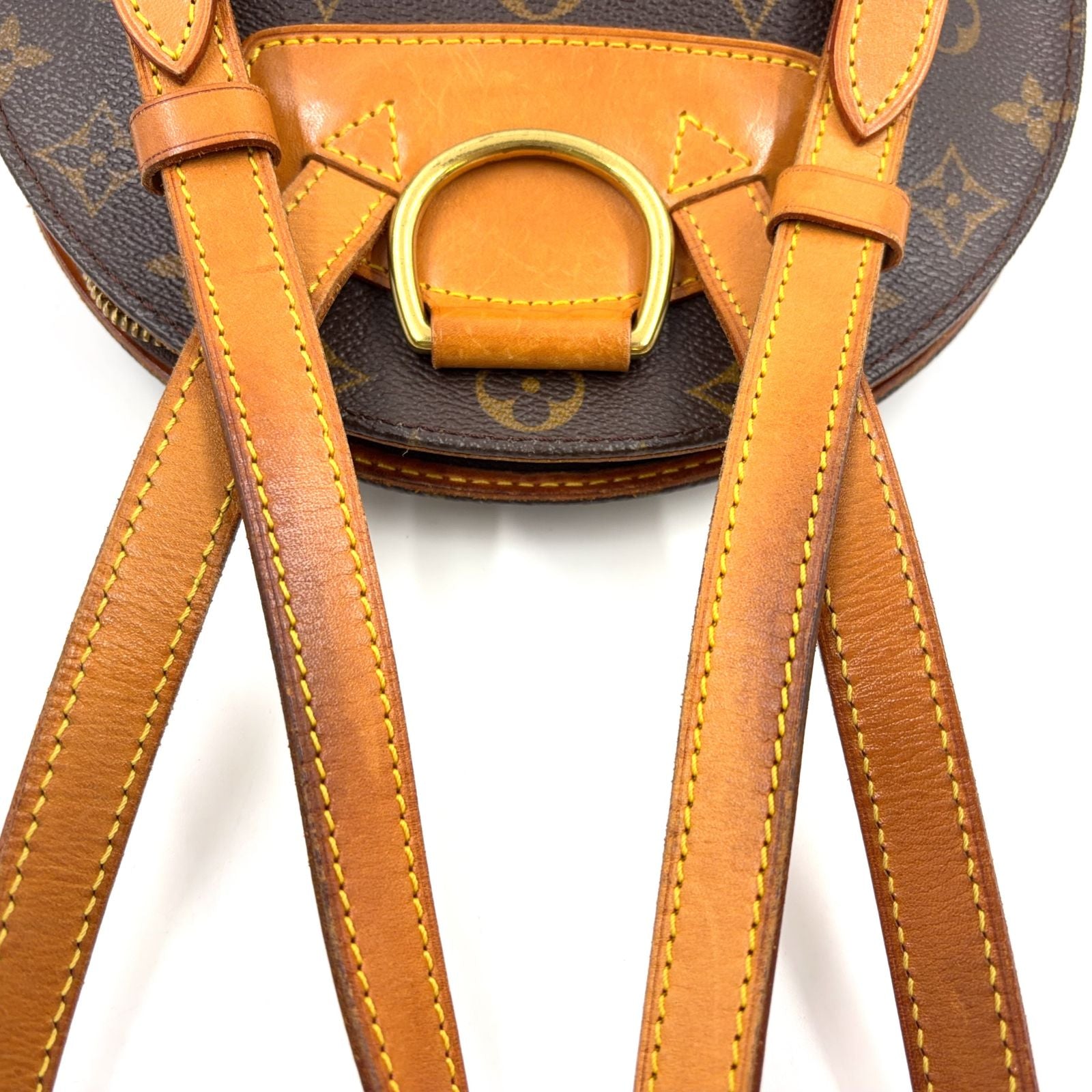 Louis Vuitton Ellipse Sac a Dos Monogram Leather Brown Light Backpack Gold — view 7