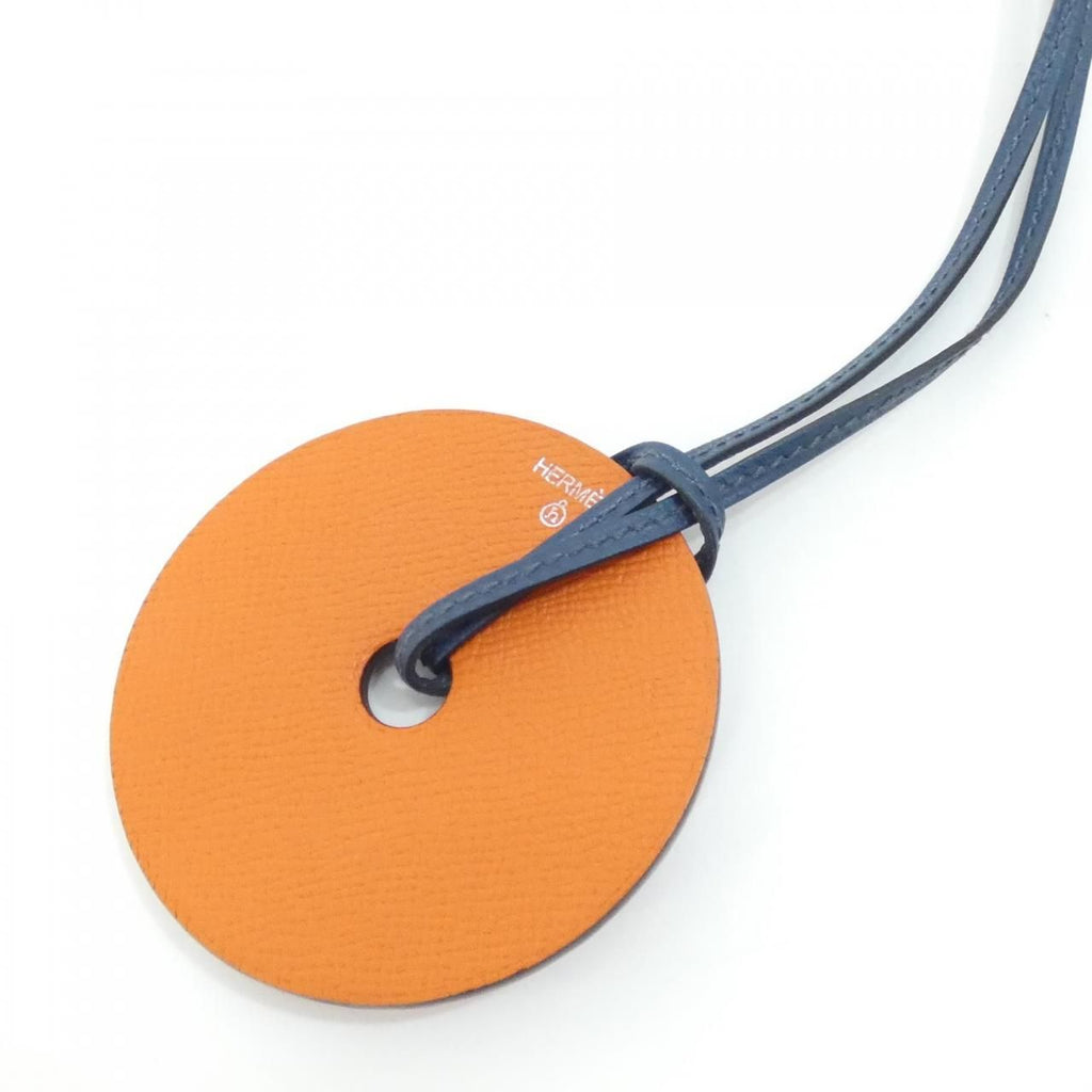Hermes Rond Necklace Orange — view 3