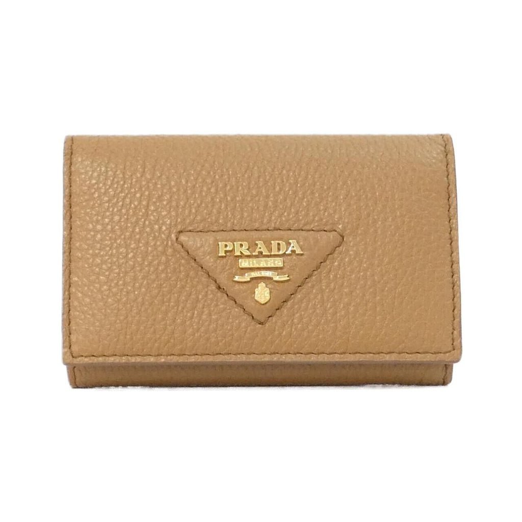 Prada Card Case Card Holders Brown