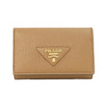 Prada Card Case Card Holders Brown