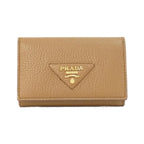 Prada Card Case Card Holders Brown