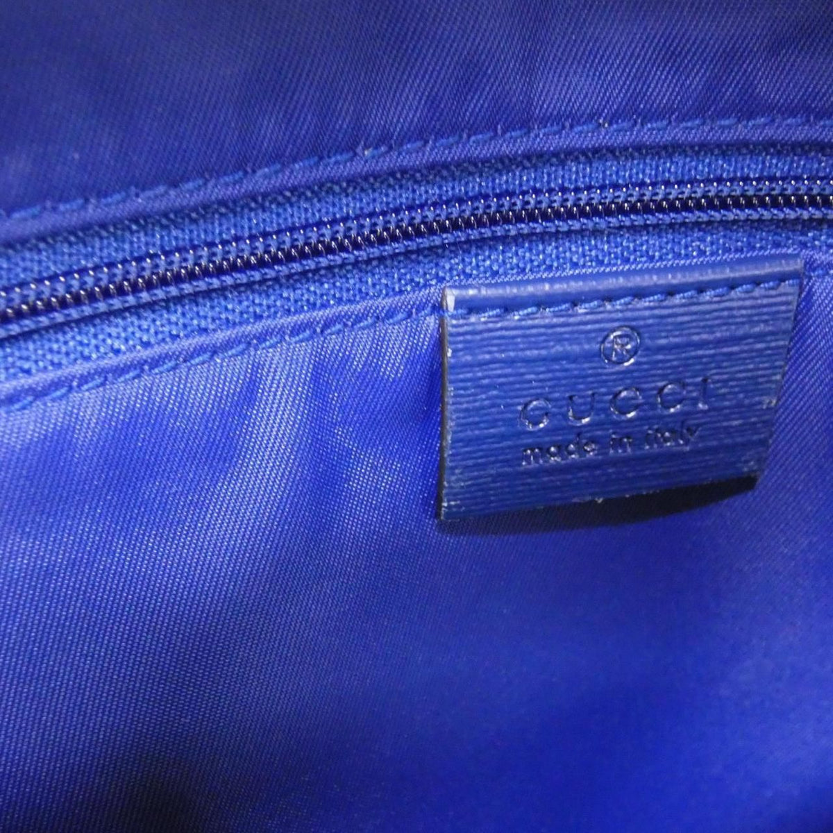 Gucci Backpack Blue — view 7