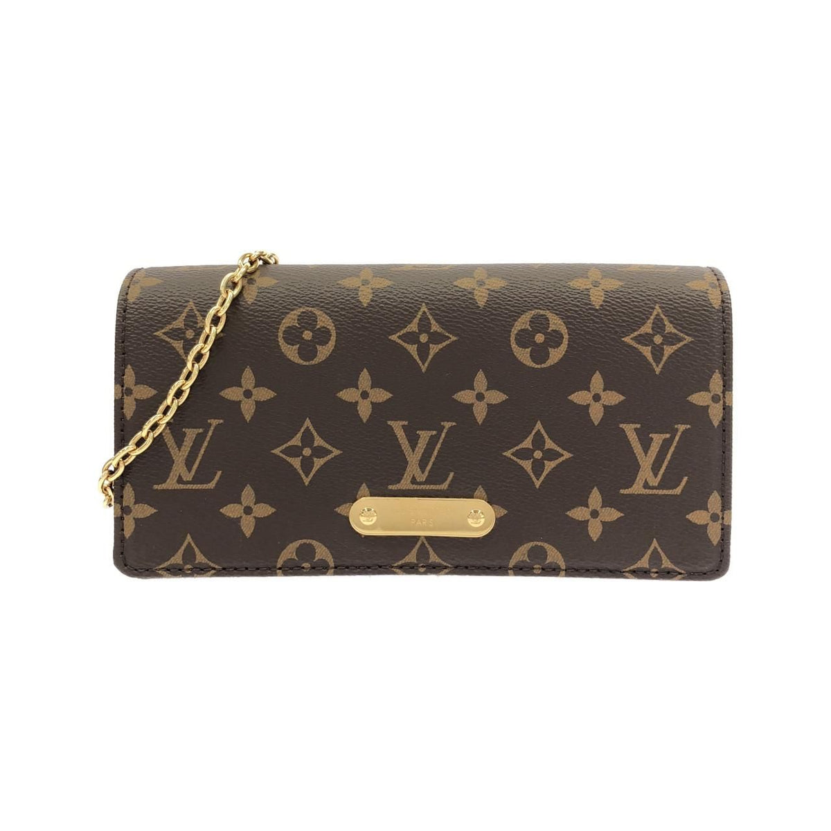 Louis Vuitton Monogram Wallet on Chain Lily Shoulder