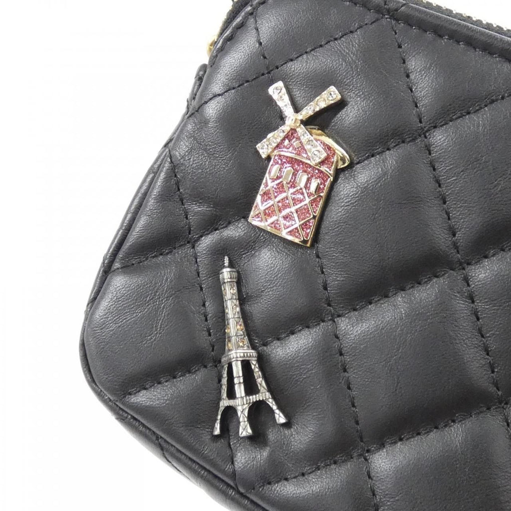 Chanel Chain Shoulder Bag Black — view 5