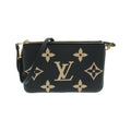 Louis Vuitton Bicolor Monogram Empreinte Pochette Double Zip Shoulder