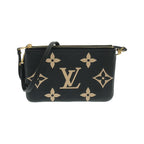 Louis Vuitton Bicolor Monogram Empreinte Pochette Double Zip Shoulder