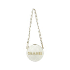 Chanel Bag Charm Keychain & Charms White