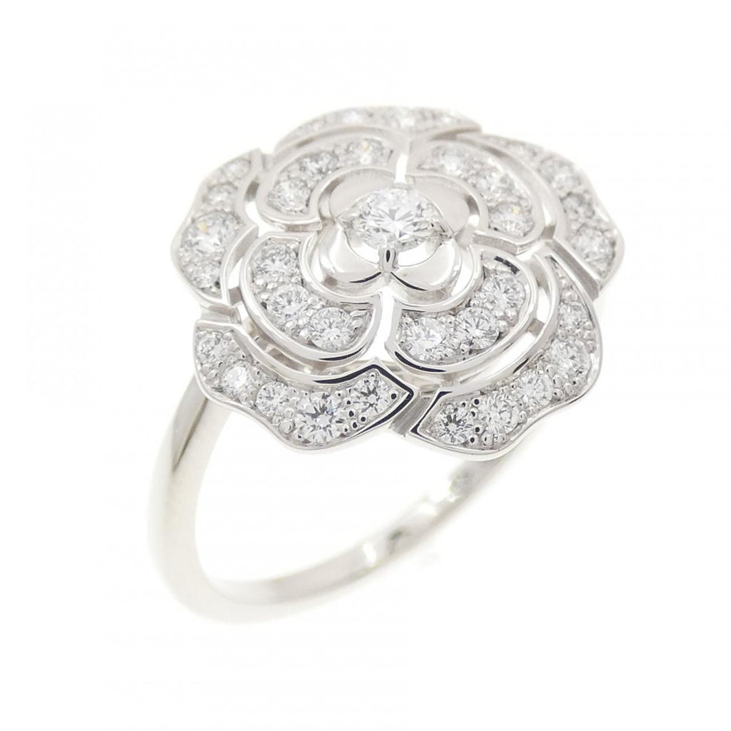 Chanel Camellia Ring White Gold