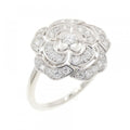 Chanel Camellia Ring White Gold