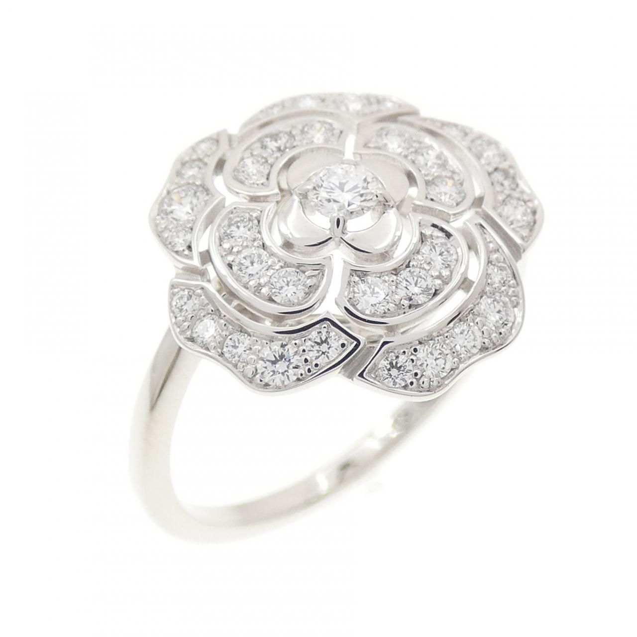 Chanel Camellia Ring White Gold