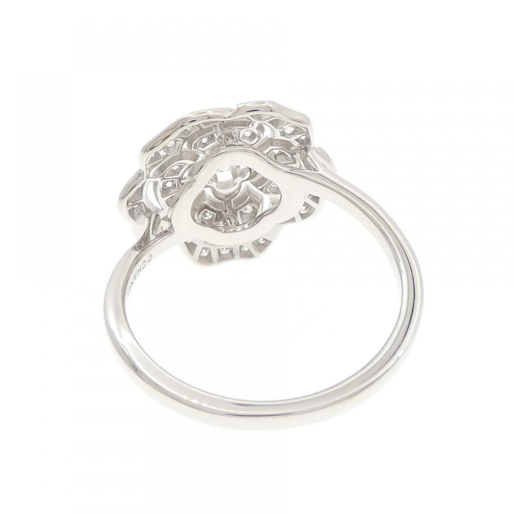 Chanel Camellia Ring White Gold