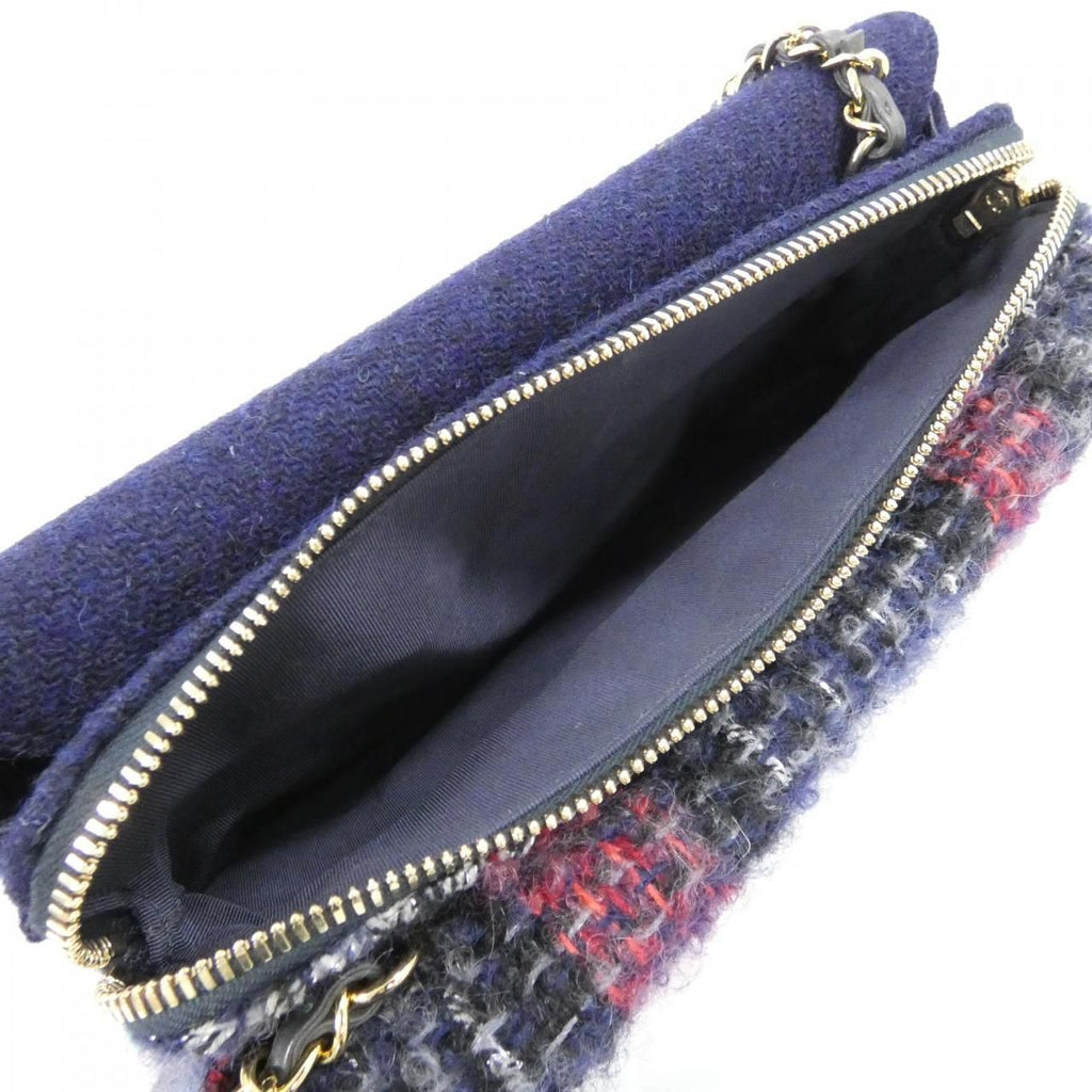 Chanel Shoulder Bag Navy — view 8