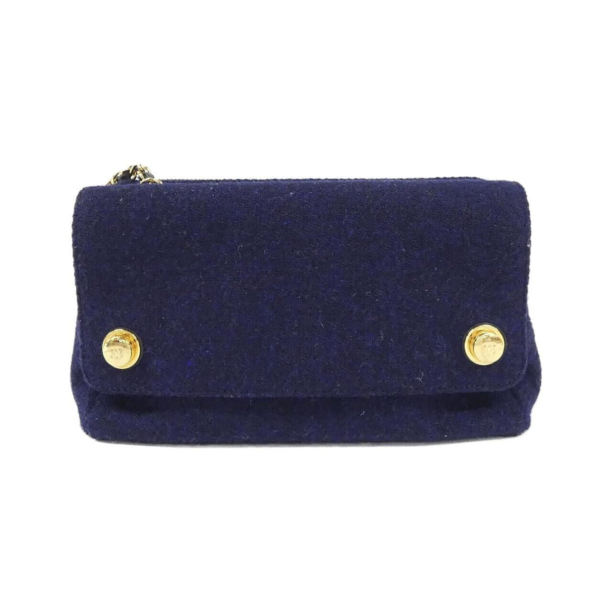 Chanel Shoulder Bag Navy — view 2